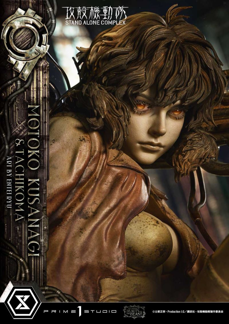 Motoko Kusanagi & Tachikoma - GHOST IN THE SHELL STAND ALONE COMPLEX Art by Entei Ryu