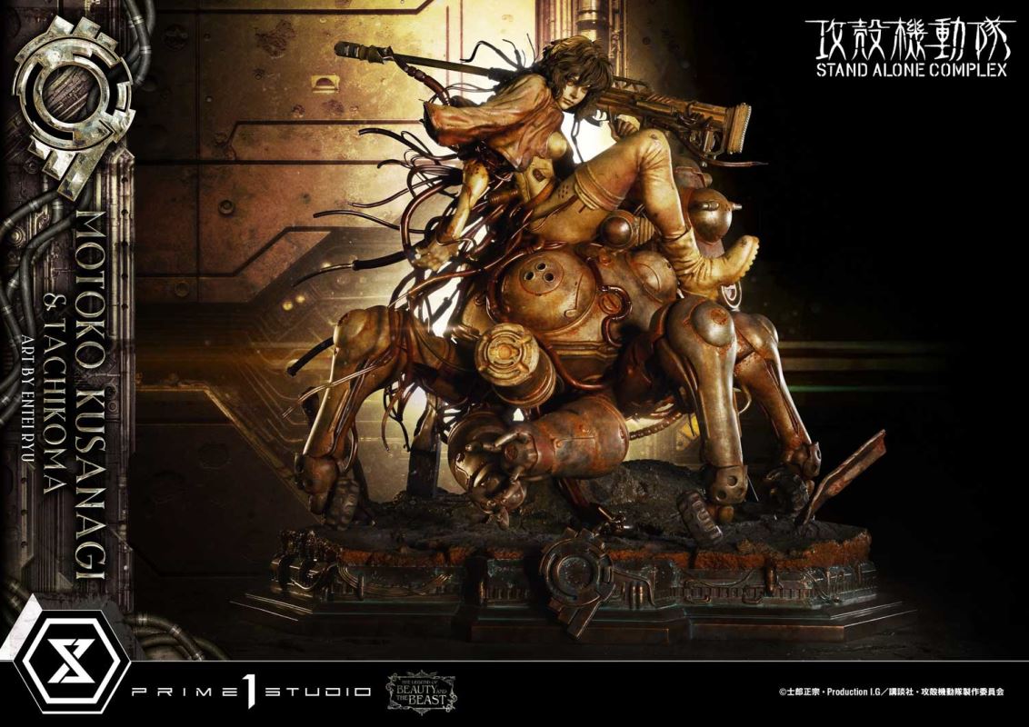 Motoko Kusanagi & Tachikoma - GHOST IN THE SHELL STAND ALONE COMPLEX Art by Entei Ryu