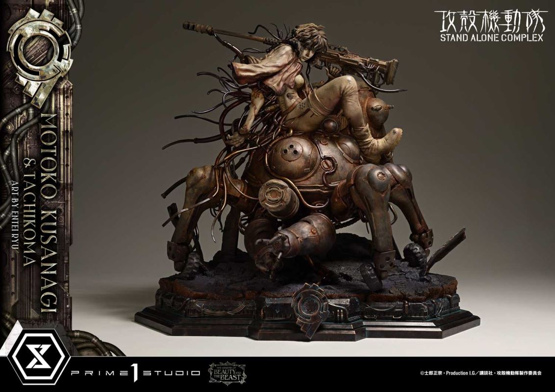 Motoko Kusanagi & Tachikoma - GHOST IN THE SHELL STAND ALONE COMPLEX Art by Entei Ryu