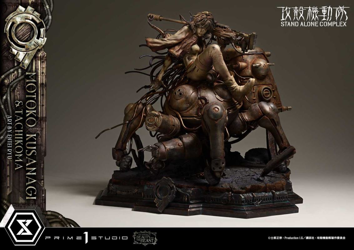 Motoko Kusanagi & Tachikoma - GHOST IN THE SHELL STAND ALONE COMPLEX Art by Entei Ryu