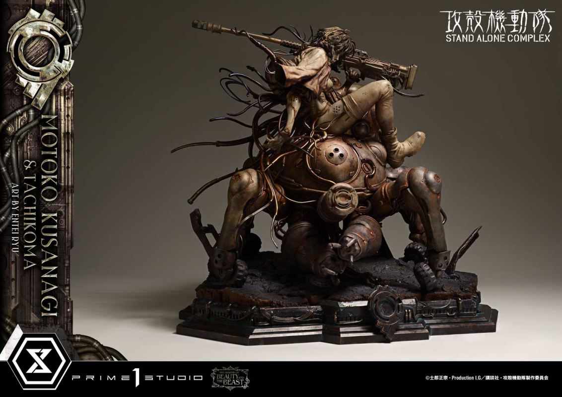 Motoko Kusanagi & Tachikoma - GHOST IN THE SHELL STAND ALONE COMPLEX Art by Entei Ryu