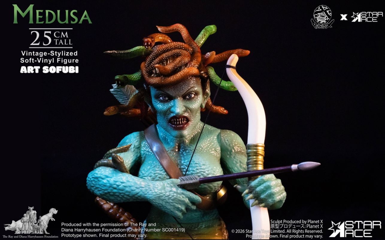 Ray Harryhausen Retro Style Series - Medusa Vinyl Action Figure