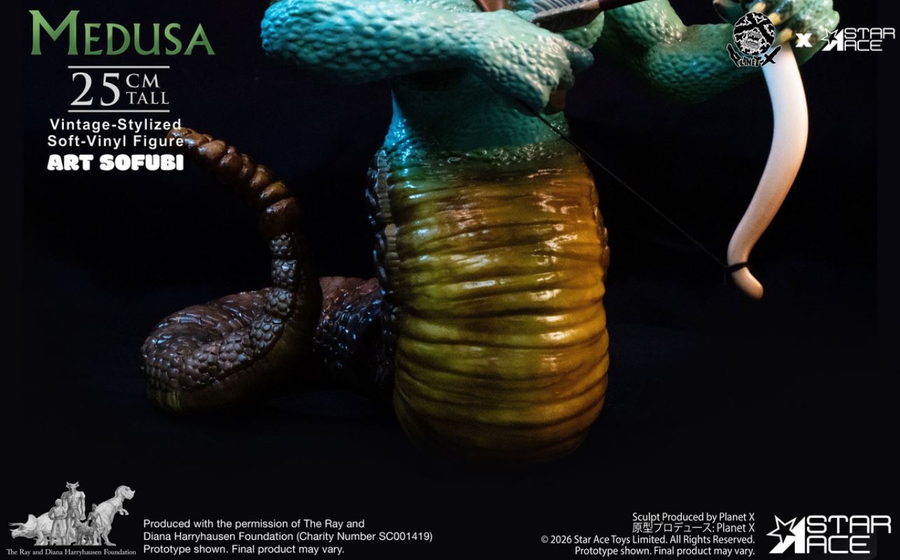 Ray Harryhausen Retro Style Series - Medusa Vinyl Action Figure