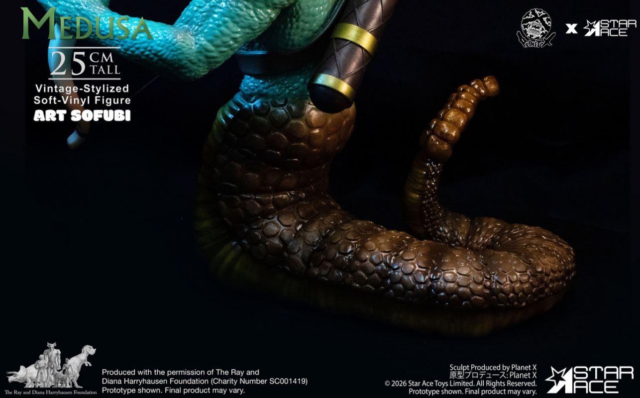 Ray Harryhausen Retro Style Series - Medusa Vinyl Action Figure
