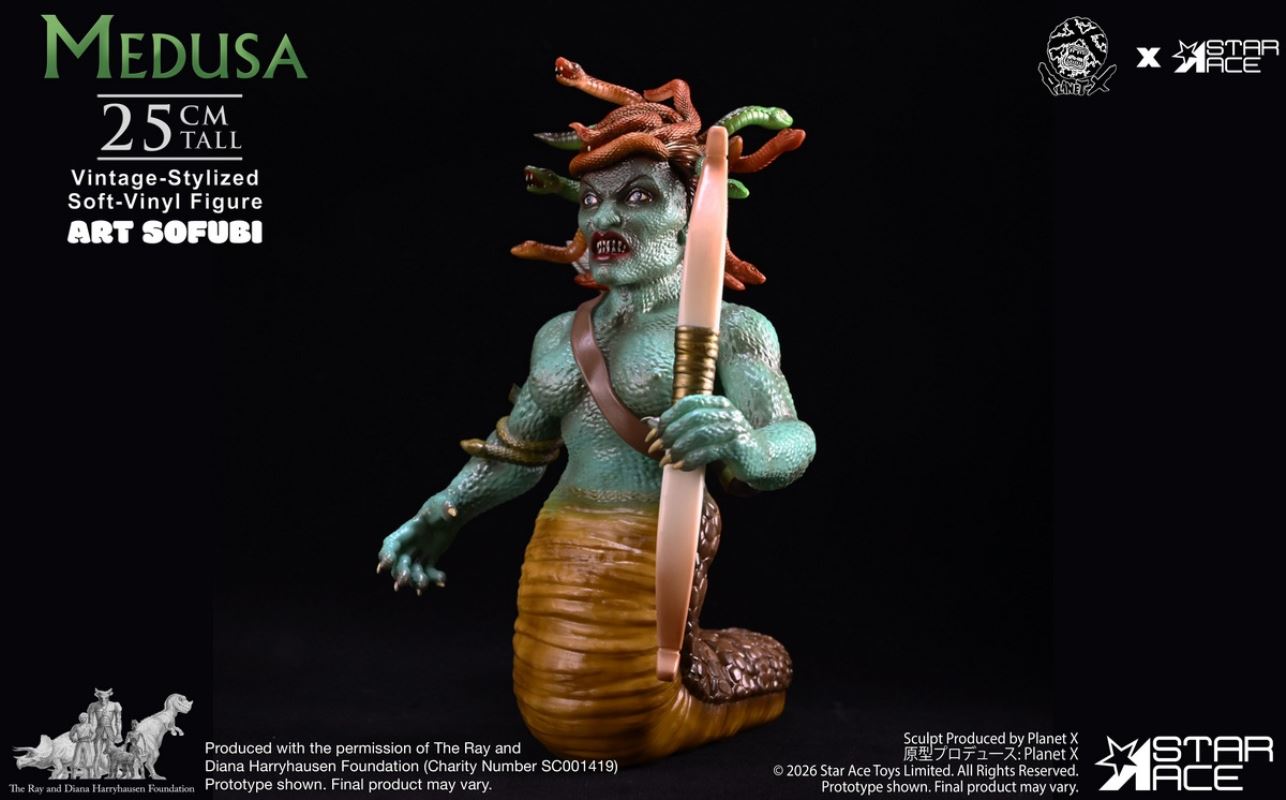 Ray Harryhausen Retro Style Series - Medusa Vinyl Action Figure