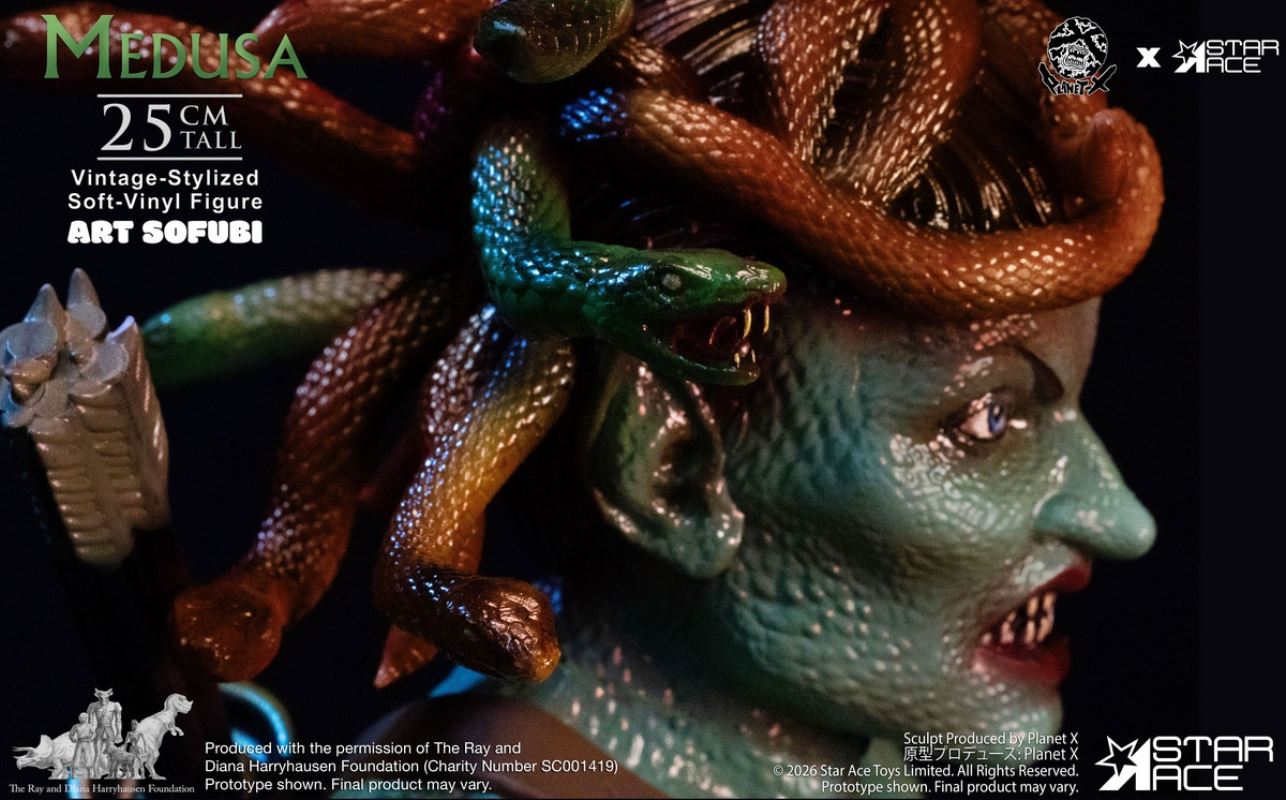 Ray Harryhausen Retro Style Series - Medusa Vinyl Action Figure