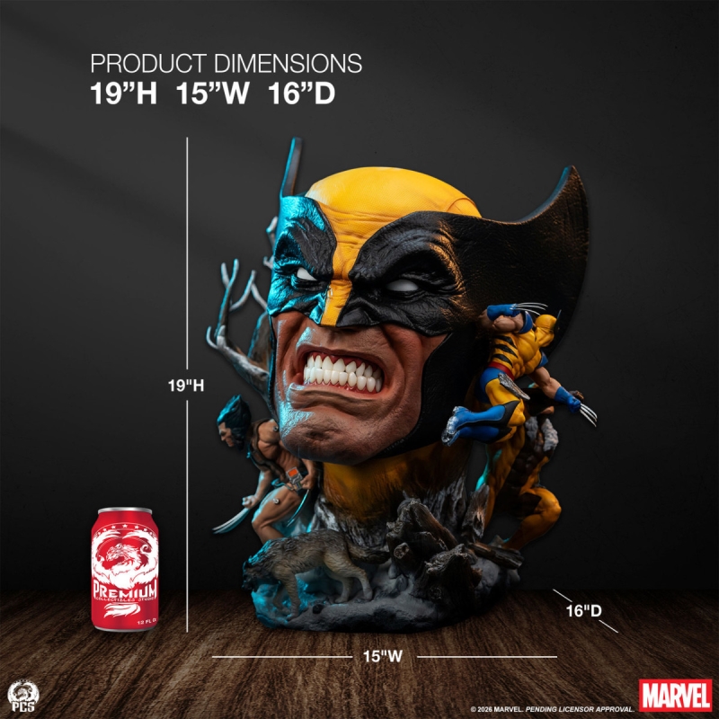 Wolverine Fine Arts Bust