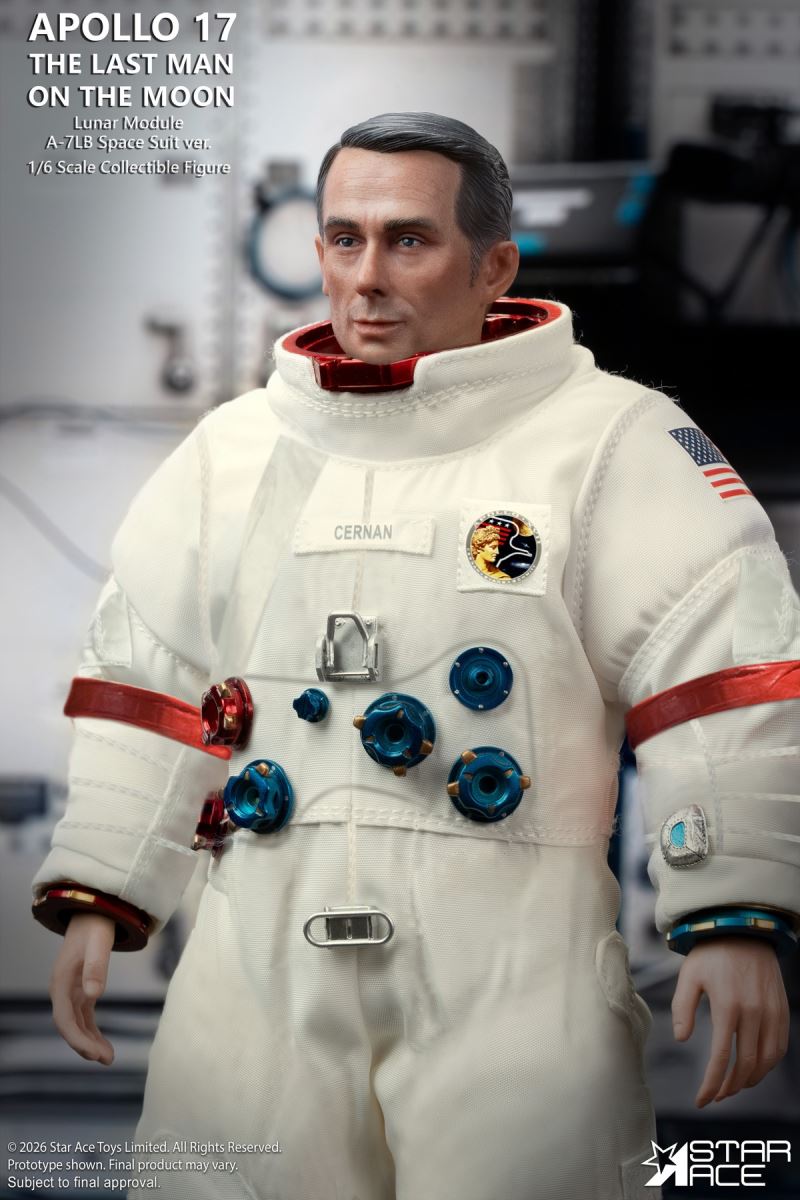 Apollo 17 Commander Eugene Cernan 1/6