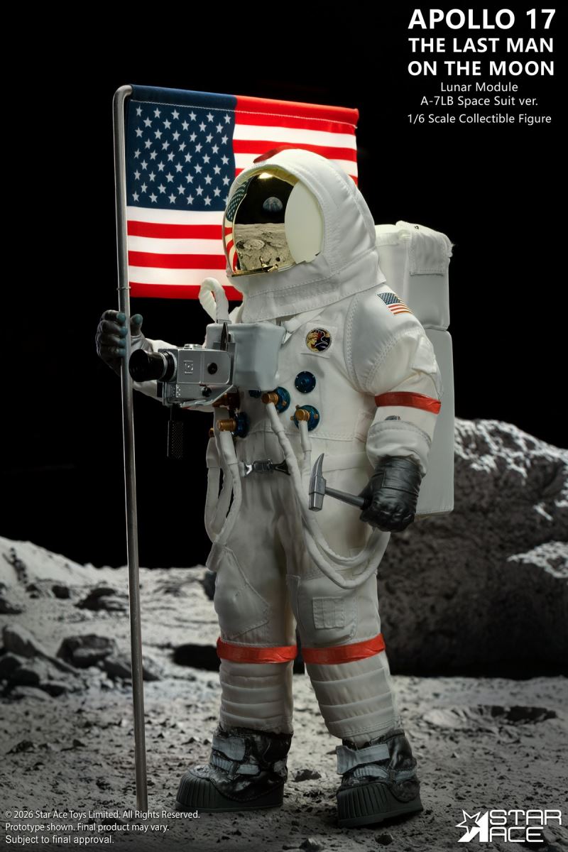 Apollo 17 Commander Eugene Cernan 1/6