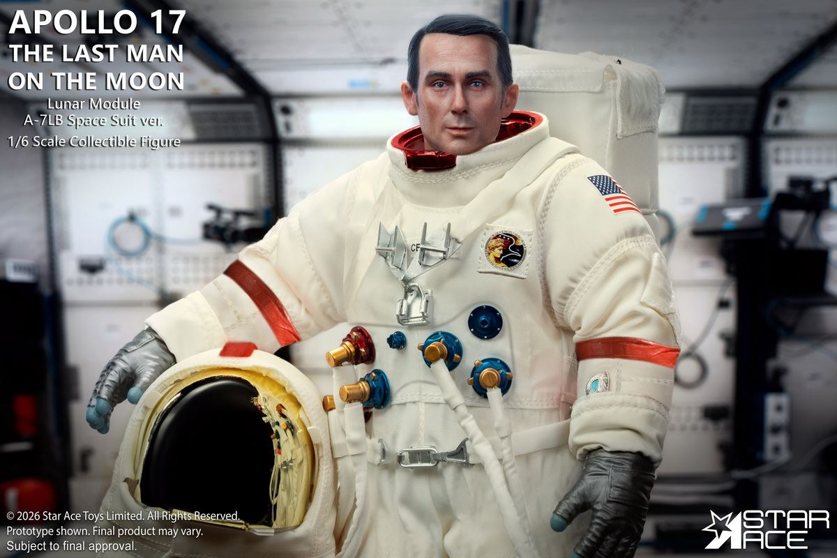 Apollo 17 Commander Eugene Cernan 1/6