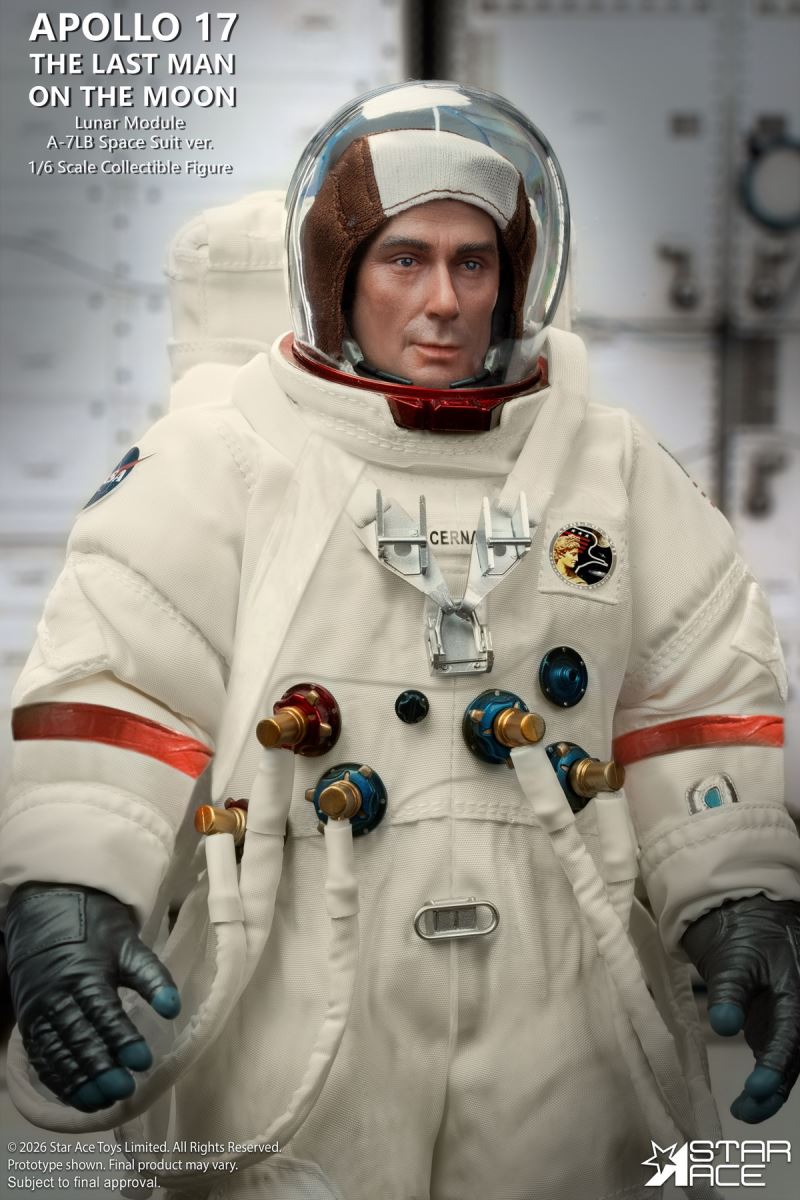 Apollo 17 Commander Eugene Cernan 1/6