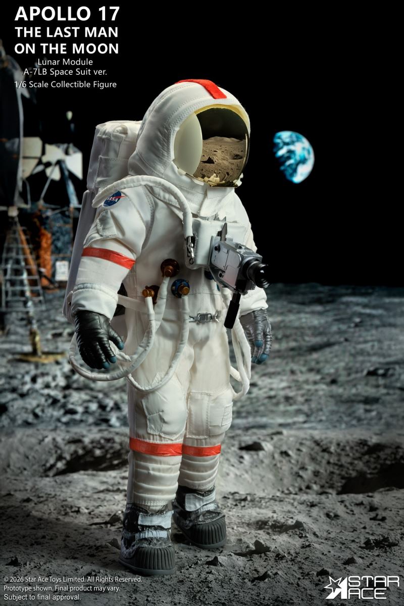 Apollo 17 Commander Eugene Cernan 1/6