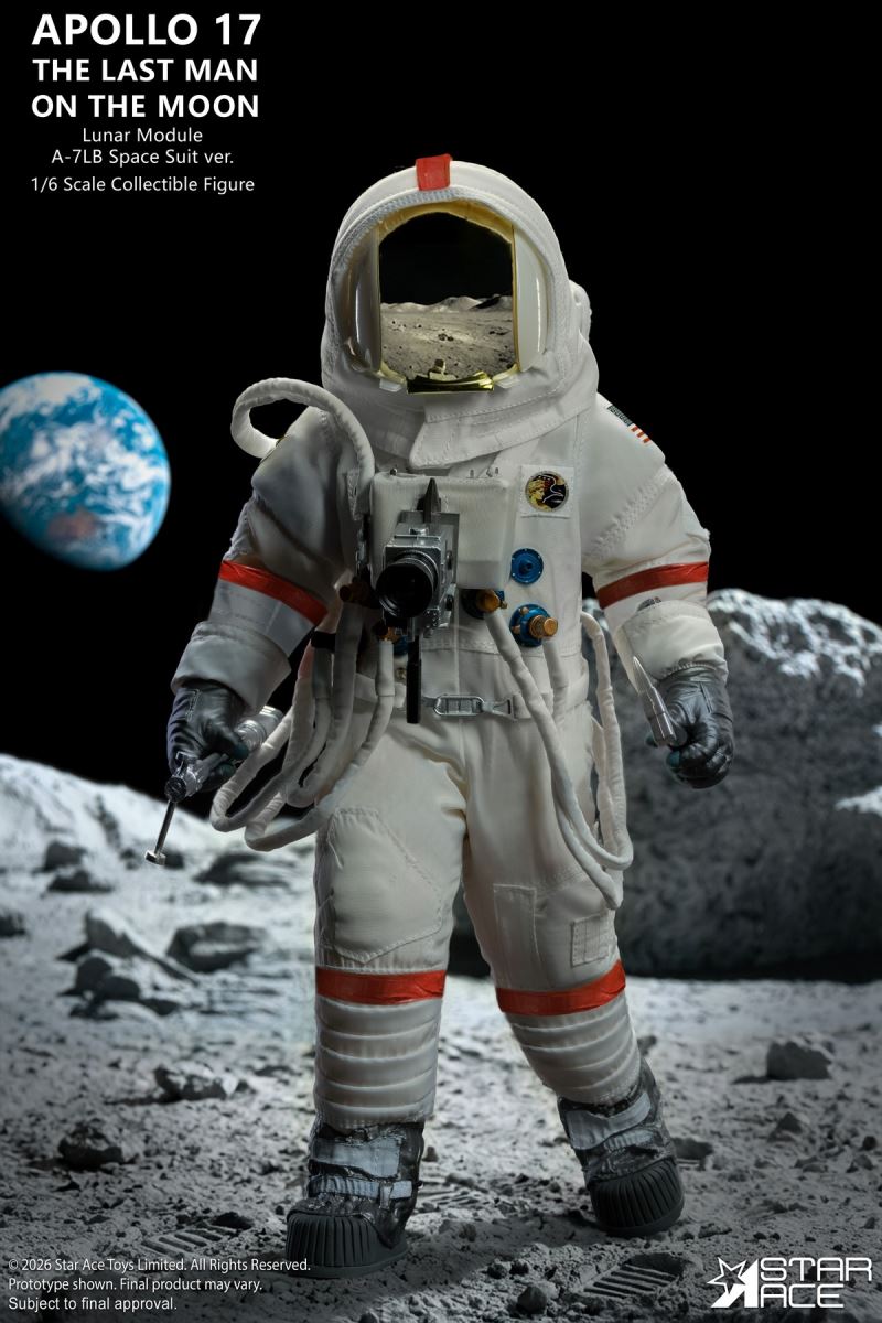 Apollo 17 Commander Eugene Cernan 1/6