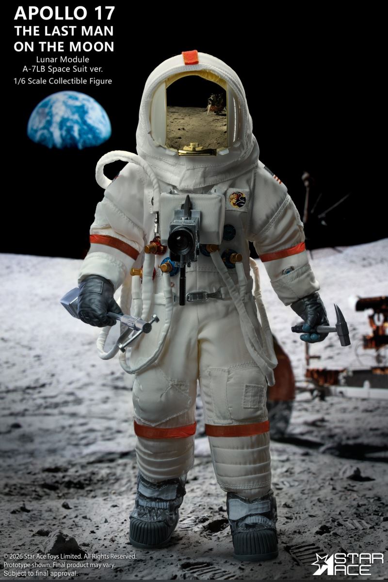 Apollo 17 Commander Eugene Cernan 1/6