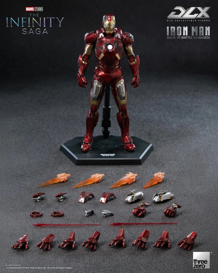 Marvel Studios: Infinity Saga DLX Iron Man Mark VII (Battle Damaged)