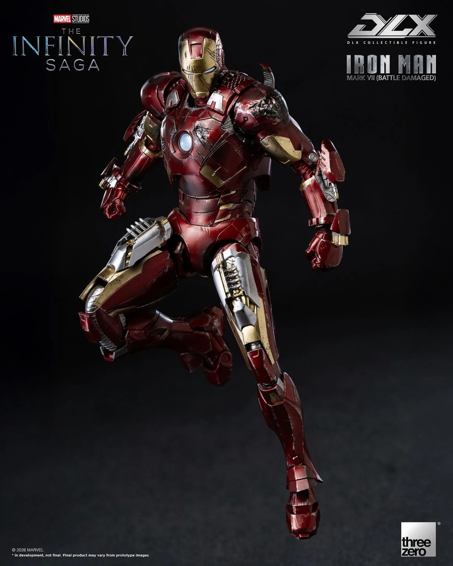 Marvel Studios: Infinity Saga DLX Iron Man Mark VII (Battle Damaged)