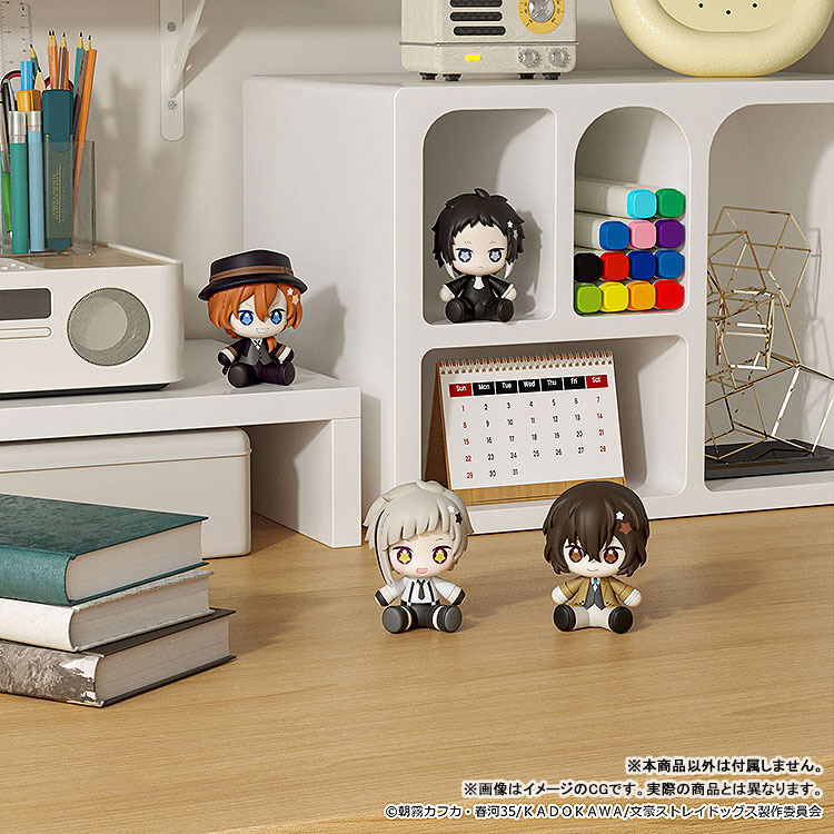 Huggy Good Smile Bungo Stray Dogs - Atsushi Nakajima / Osamu Dazai / Chuya Nakahara / Ryunosuke Akutagawa