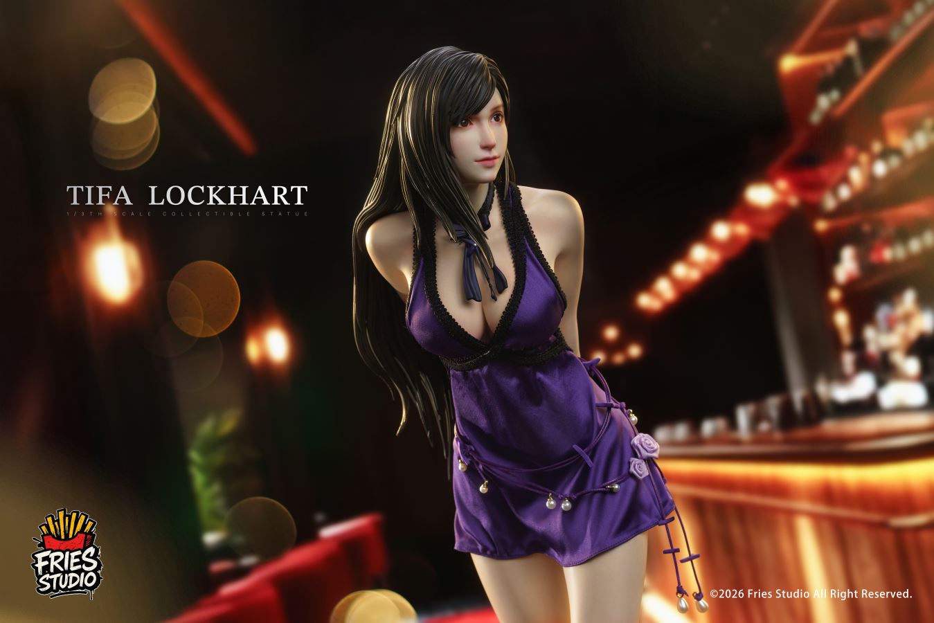 Purple Dress Tifa - Final Fantasy VII 1/3