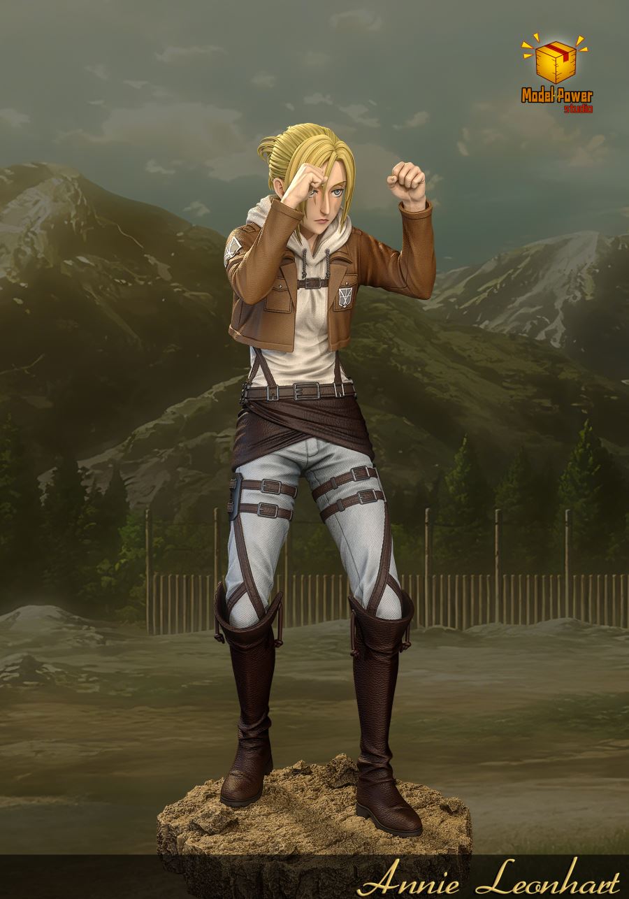 Fighting Pose Annie Leonhart - Attack On Titan