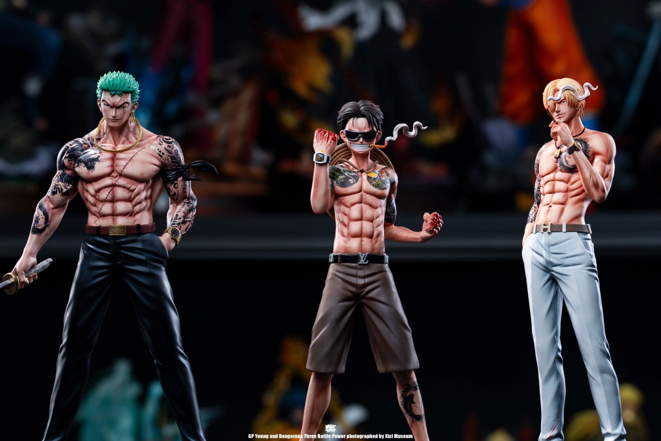 Luffy, Sanji and Zoro - One Piece