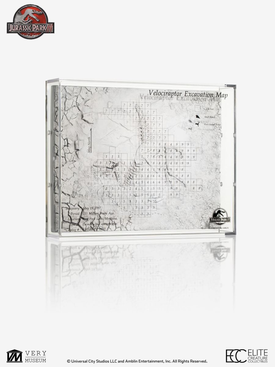 Velociraptor Excavation Map [Jurassic Park III]