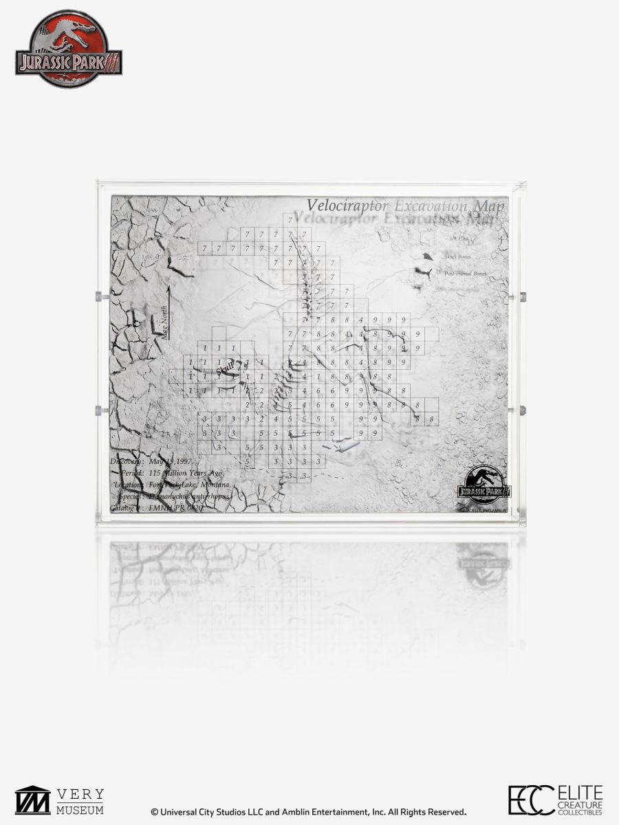 Velociraptor Excavation Map [Jurassic Park III]