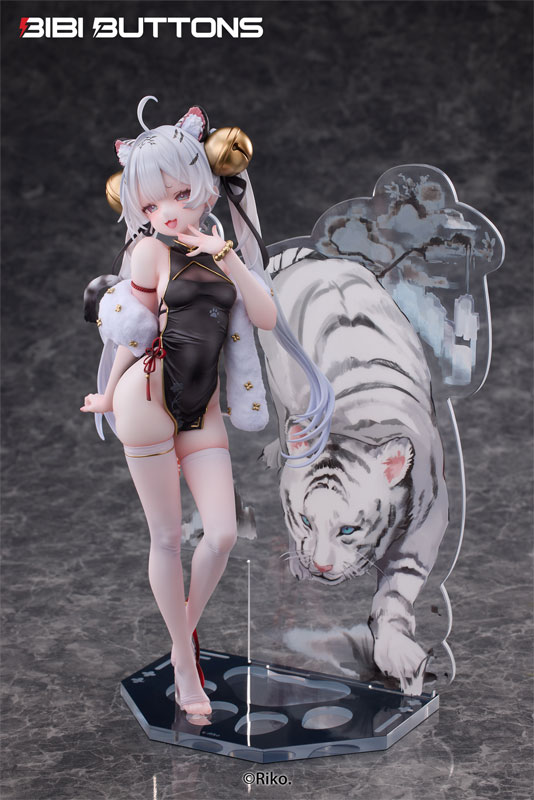Tiger's Roar Stirs the Wind White Tiger Illustrated by Riko 1/6