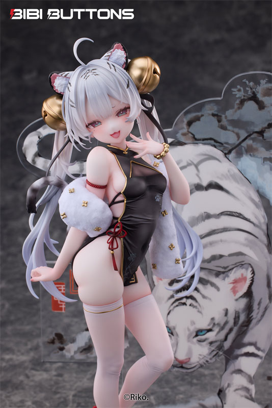 Tiger's Roar Stirs the Wind White Tiger Illustrated by Riko 1/6
