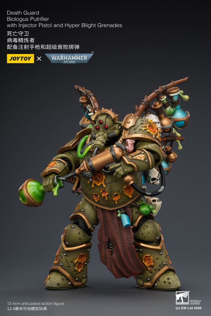 Warhammer - 40K Deathguard / Legion Vanguard/Warsmith / Iron Warrior / Virus Refiner / Plague Accountant / Legion Vanguard / Warsmith