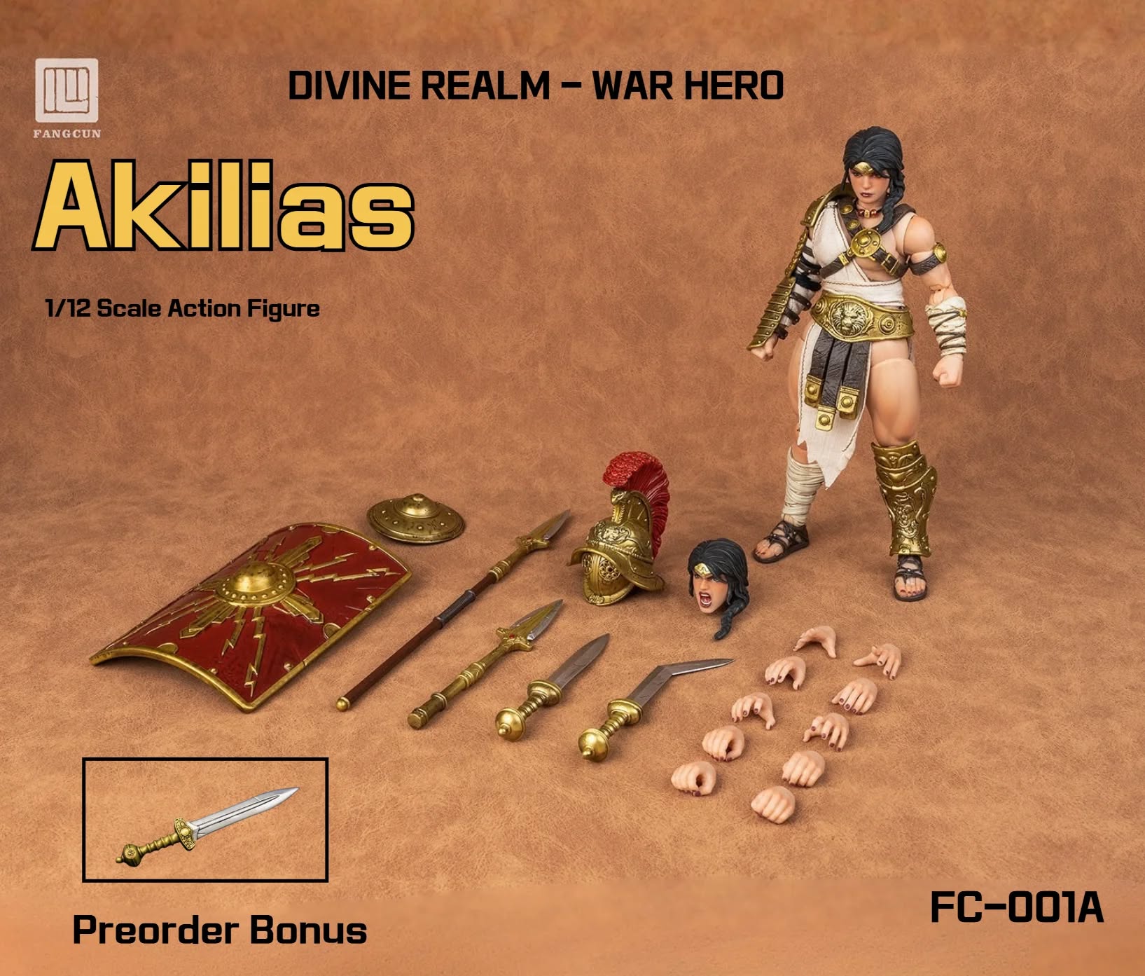 Divine Realm War Hero Akilias [FC001A] 1/12