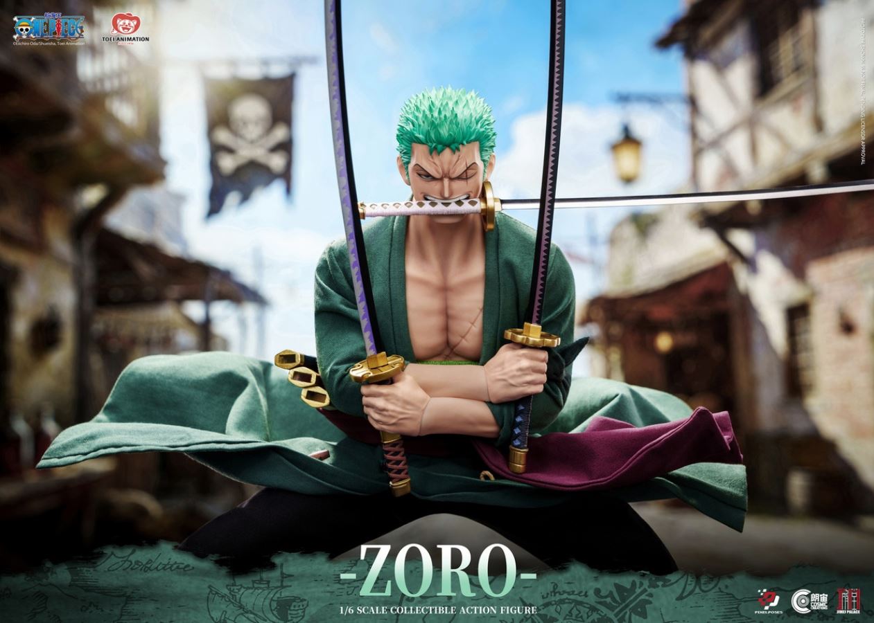 Zoro - One Piece Platinum Silicone Action Figure 1/6 [Licensed]