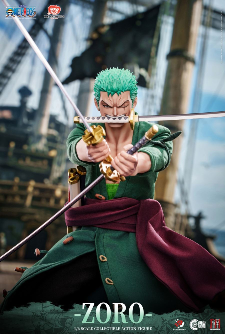 Zoro - One Piece Platinum Silicone Action Figure 1/6 [Licensed]