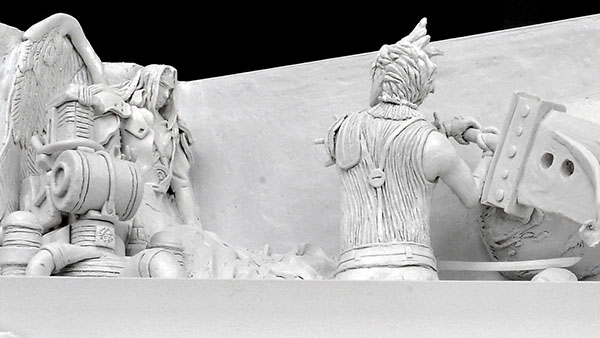 ไปชมงานปั้นหิมะของ Final Fantasy VII พร้อมโชว์ 3D โปรเจคเตอร์อย่างอลังการ!!!