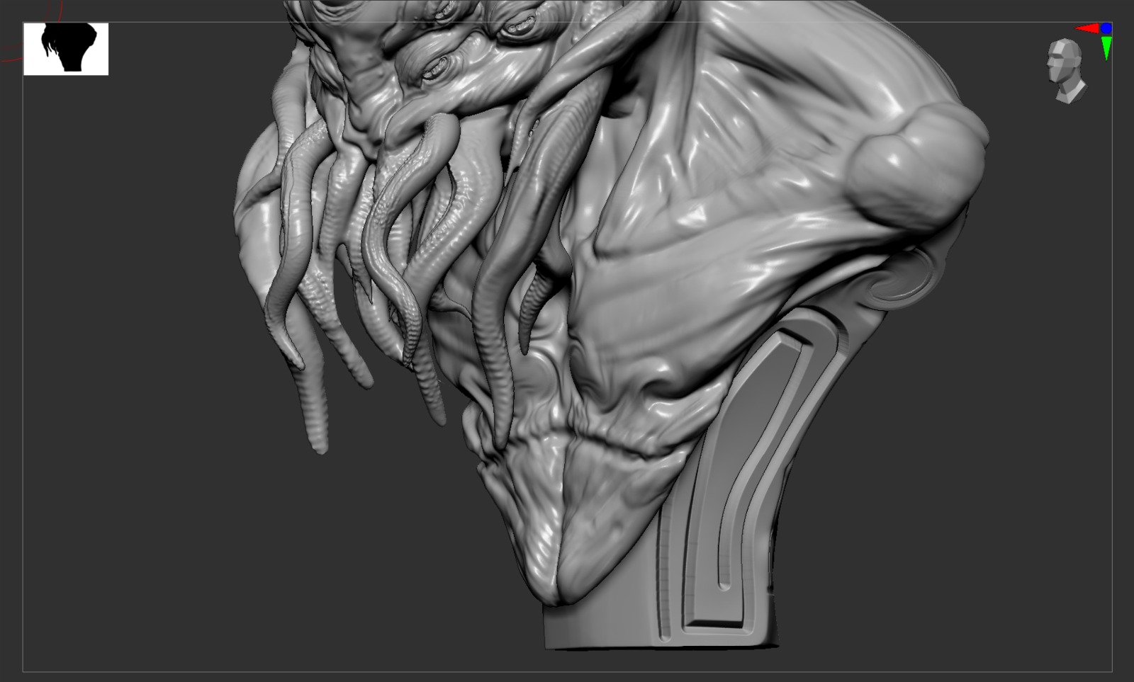 เผยภาพซีจีต้นแบบงานบัส Cthulhu ตัวใหม่โดย Caronte Studios