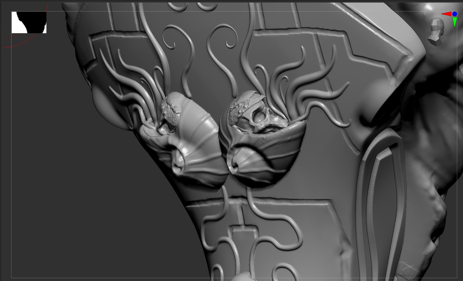 เผยภาพซีจีต้นแบบงานบัส Cthulhu ตัวใหม่โดย Caronte Studios