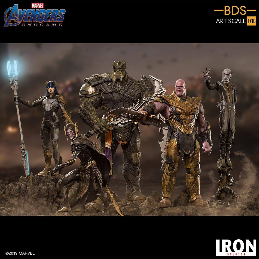 Iron Studios เตรียมเปิดรับพรีออเดอร์เหล่าตัวร้ายทั้งหลายจาก Avenger:EndGame แบบยกทีม