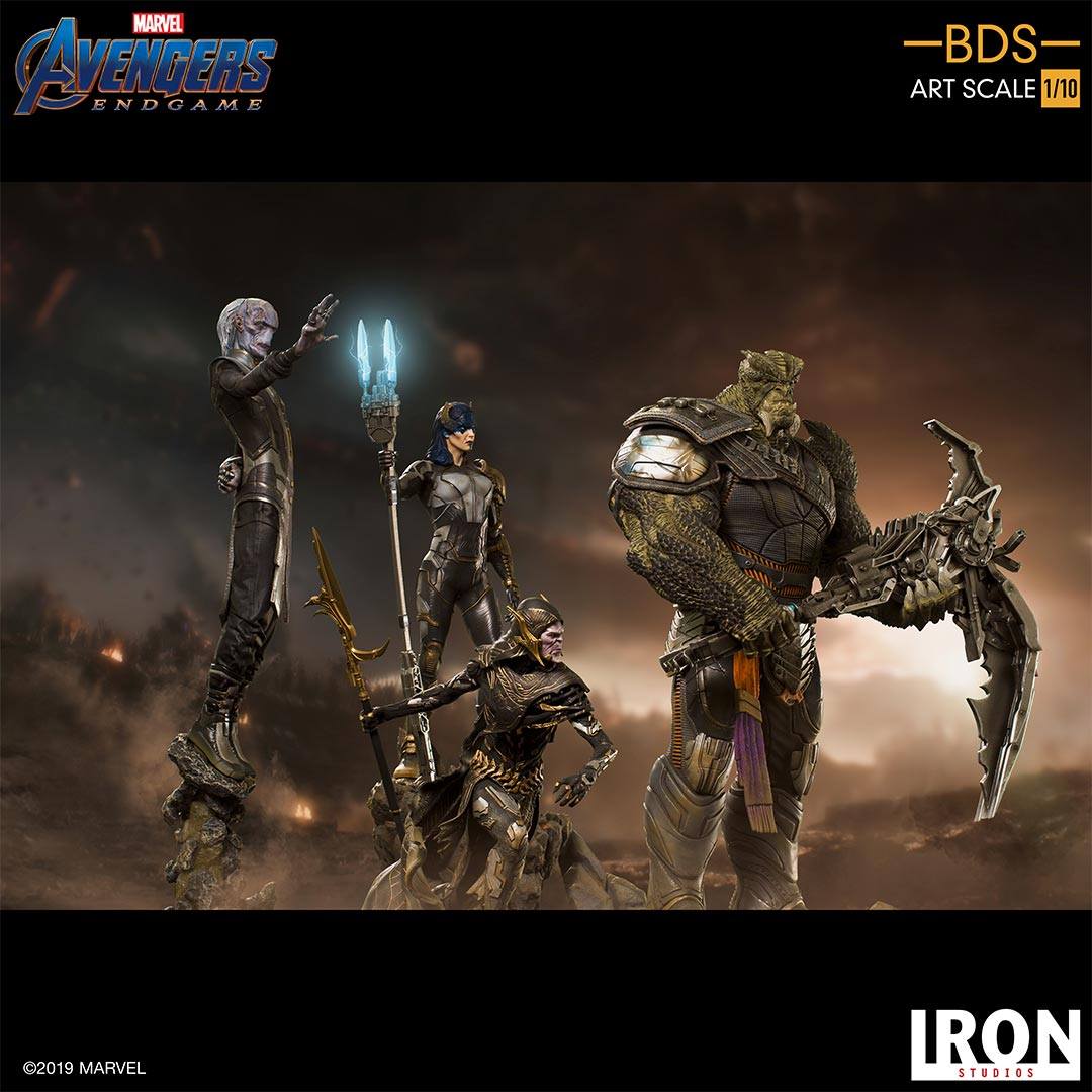 Iron Studios เตรียมเปิดรับพรีออเดอร์เหล่าตัวร้ายทั้งหลายจาก Avenger:EndGame แบบยกทีม