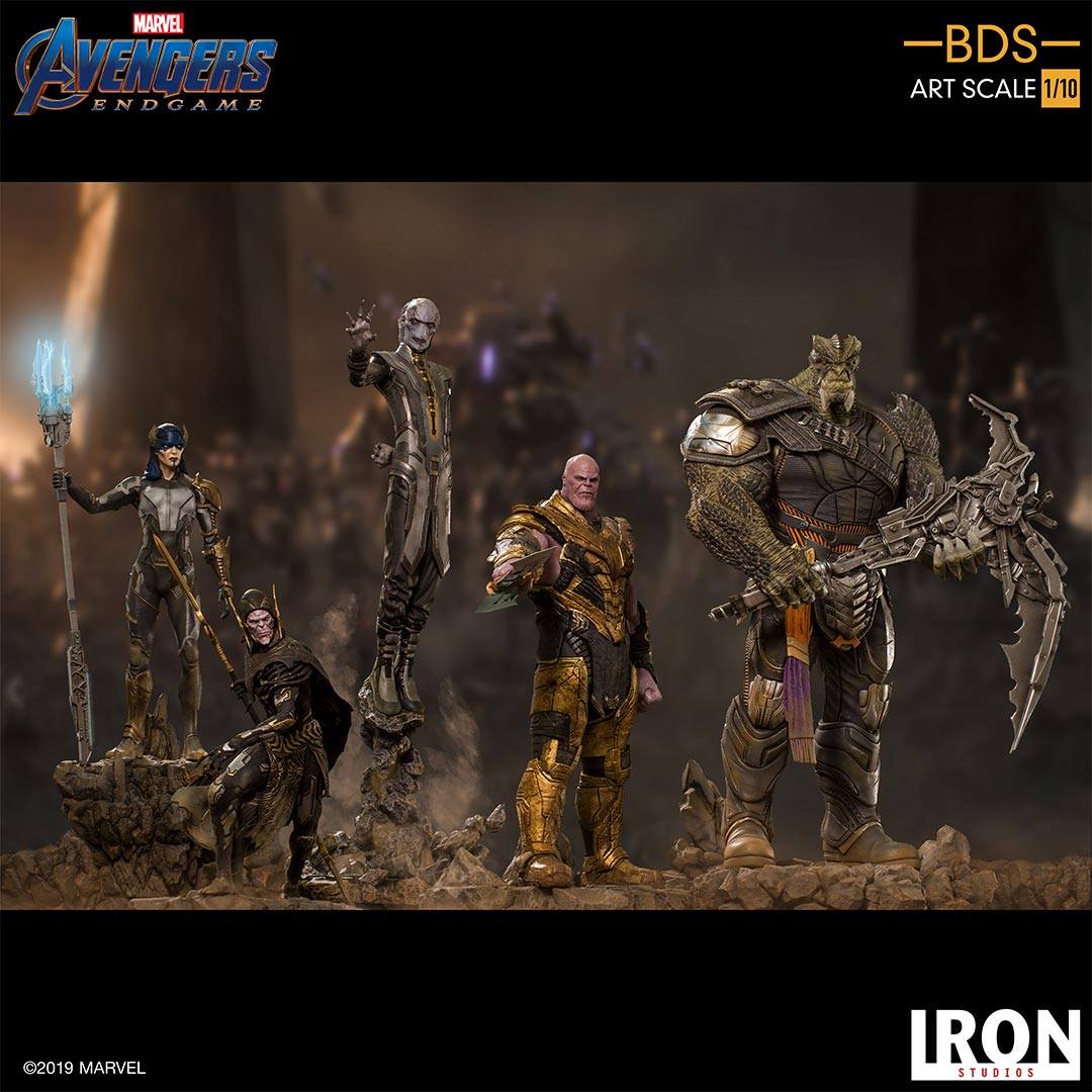 Iron Studios เตรียมเปิดรับพรีออเดอร์เหล่าตัวร้ายทั้งหลายจาก Avenger:EndGame แบบยกทีม