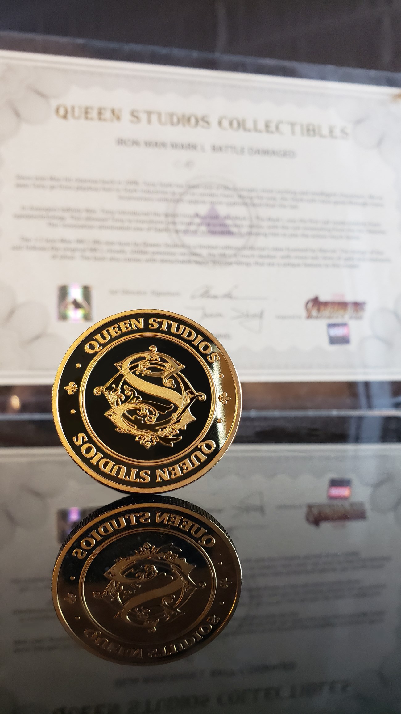 Queen Studios เตรียมแถมเหรียญให้ฟรี สำหรับคนที่จอง Iron Man Mark 50