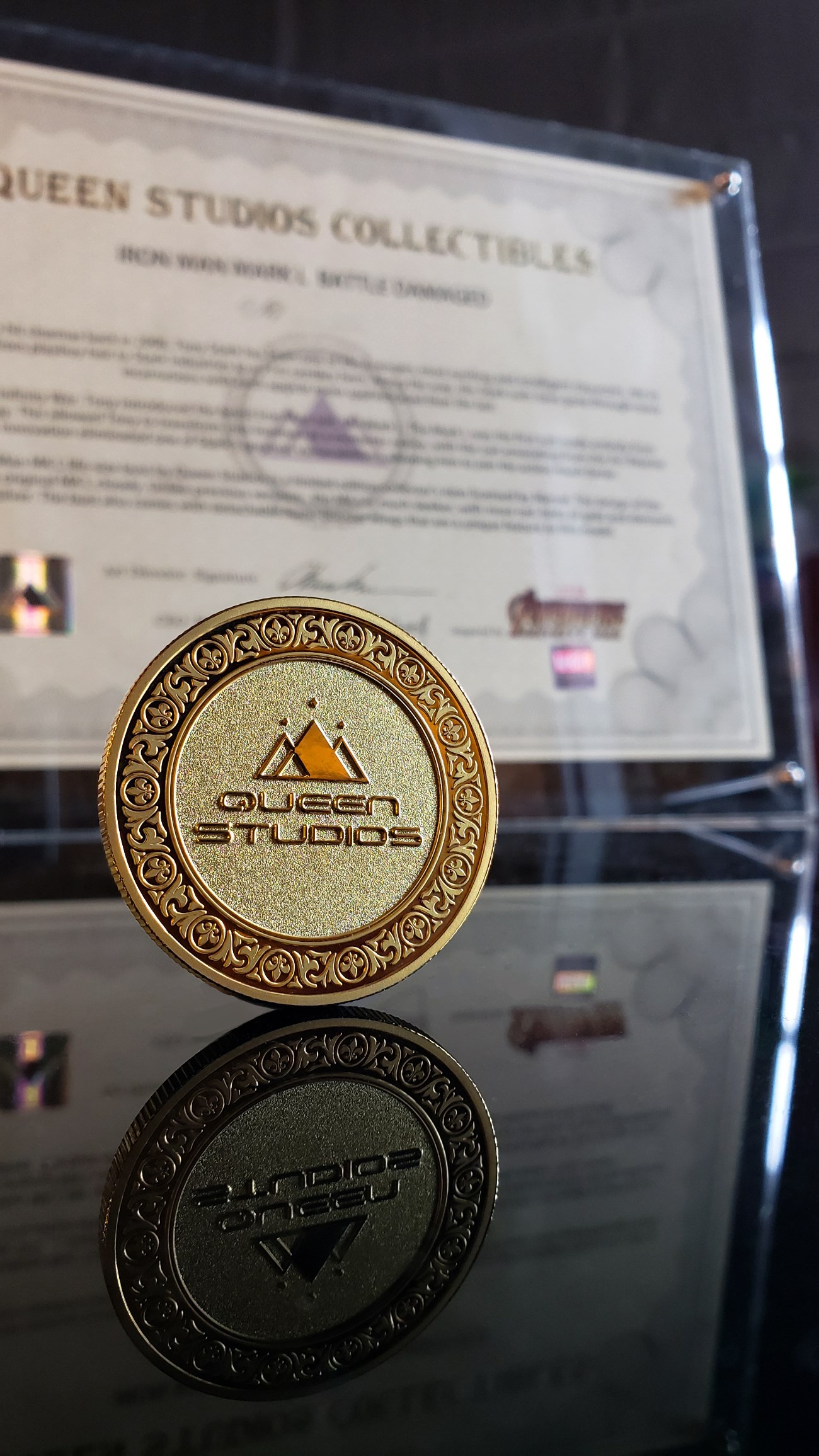 Queen Studios เตรียมแถมเหรียญให้ฟรี สำหรับคนที่จอง Iron Man Mark 50