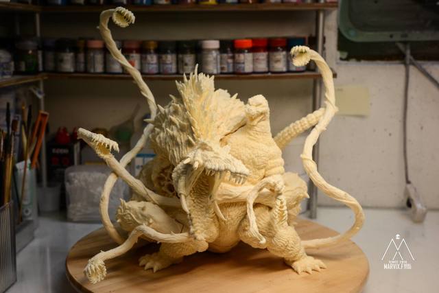 ชมงานเรซิ่นสวย ๆ ของ Godzilla vs Biollante ค่าย Marvix.F Model Studio
