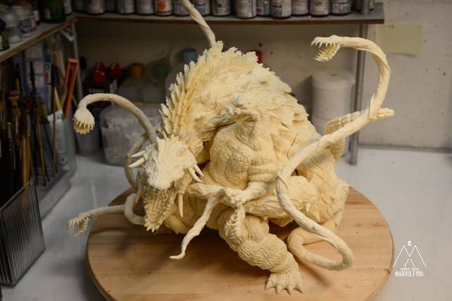 ชมงานเรซิ่นสวย ๆ ของ Godzilla vs Biollante ค่าย Marvix.F Model Studio