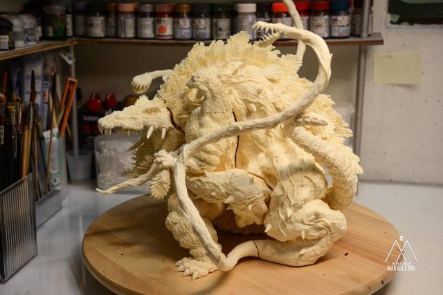 ชมงานเรซิ่นสวย ๆ ของ Godzilla vs Biollante ค่าย Marvix.F Model Studio