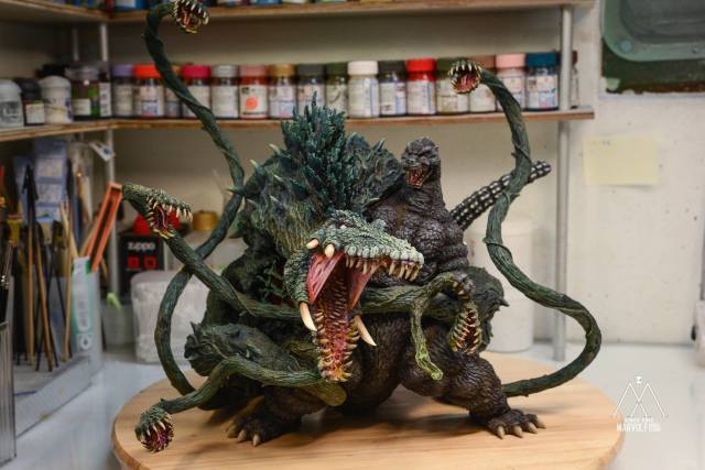 ชมงานเรซิ่นสวย ๆ ของ Godzilla vs Biollante ค่าย Marvix.F Model Studio