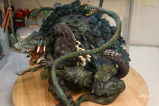 ชมงานเรซิ่นสวย ๆ ของ Godzilla vs Biollante ค่าย Marvix.F Model Studio