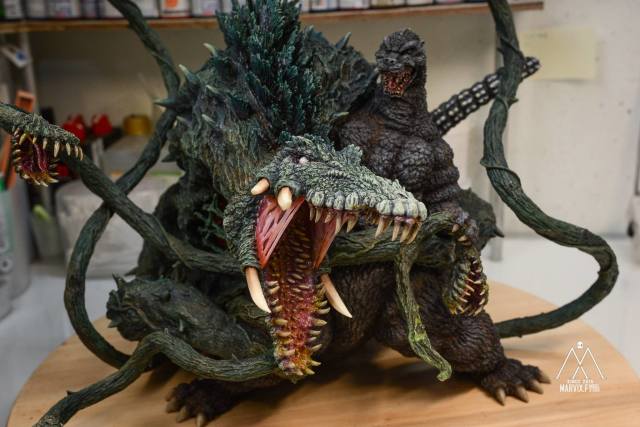 ชมงานเรซิ่นสวย ๆ ของ Godzilla vs Biollante ค่าย Marvix.F Model Studio