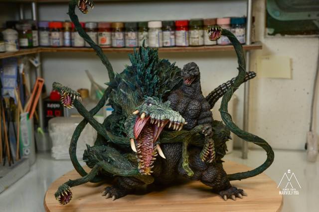 ชมงานเรซิ่นสวย ๆ ของ Godzilla vs Biollante ค่าย Marvix.F Model Studio