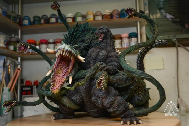 ชมงานเรซิ่นสวย ๆ ของ Godzilla vs Biollante ค่าย Marvix.F Model Studio