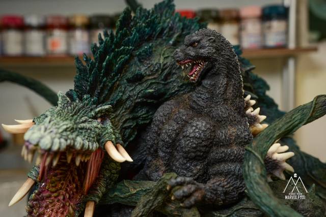 ชมงานเรซิ่นสวย ๆ ของ Godzilla vs Biollante ค่าย Marvix.F Model Studio