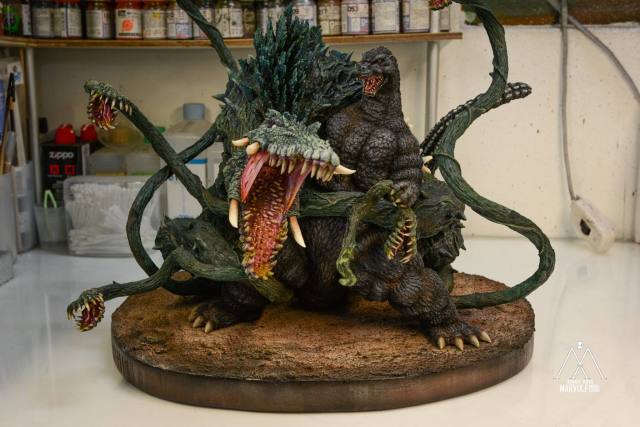 ชมงานเรซิ่นสวย ๆ ของ Godzilla vs Biollante ค่าย Marvix.F Model Studio
